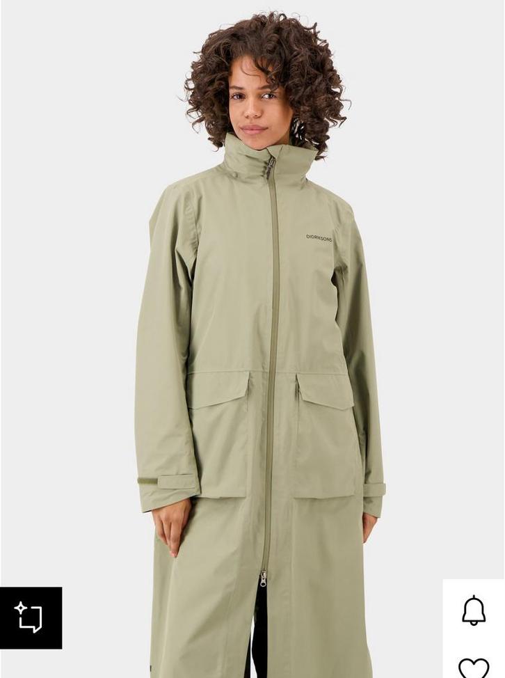 Didriksons Nadja Parka jas maat 40, Caravans en Kamperen, Regenkleding, Zo goed als nieuw, Regenjas, Ophalen of Verzenden