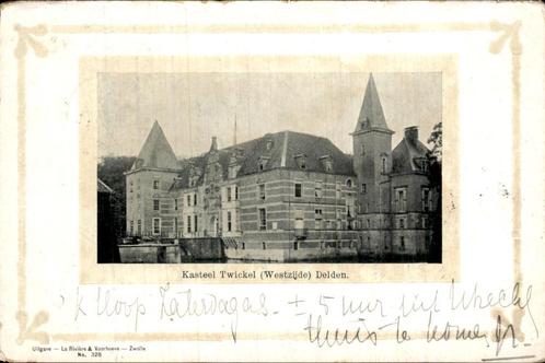 Kasteel Twickel Delden, Verzamelen, Ansichtkaarten | Nederland, Gelopen, Overijssel, 1920 tot 1940, Ophalen of Verzenden