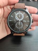 Horloge heren, Overige merken, Leer, Polshorloge, Ophalen of Verzenden