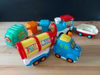 Toet toet auto's vuilniswagen trein Tankwagen vtech, Kinderen en Baby's, Speelgoed | Vtech, Ophalen, Zo goed als nieuw, 2 tot 4 jaar