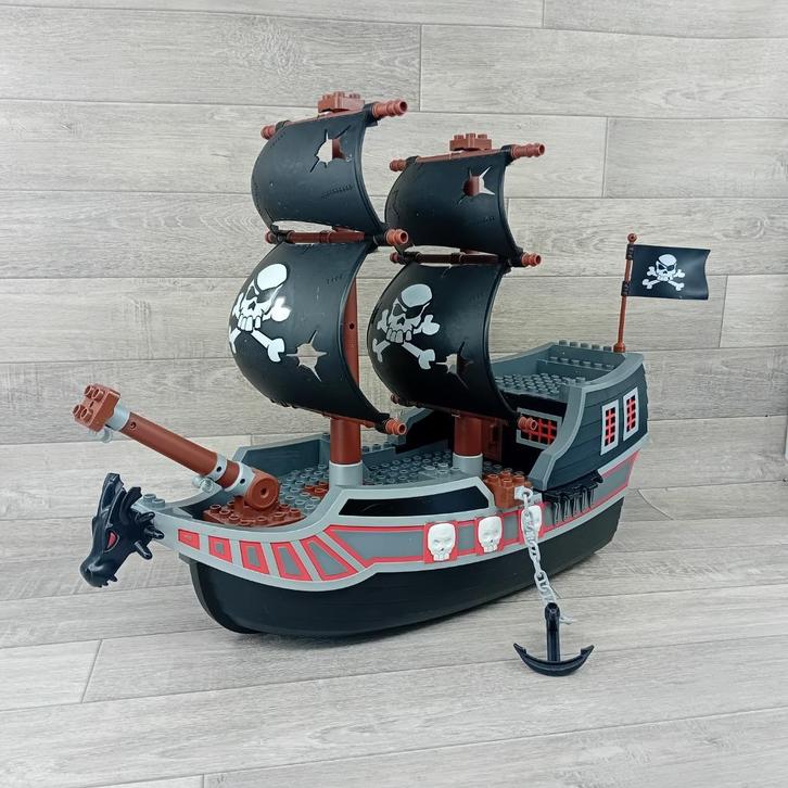 duplo groot piratenschip, Kinderen en Baby's, Speelgoed | Duplo en Lego, Gebruikt, Duplo, Ophalen of Verzenden