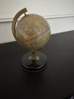 Vintage Globe - Decoratief Wereldbolletje van metaal., Ophalen of Verzenden, Gebruikt