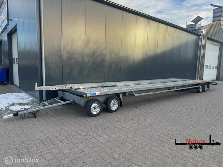 UNIEKE Wesco schamel aanhanger 1000x235! 4 asser 3500KG, Auto diversen, Aanhangers en Bagagewagens, Gebruikt