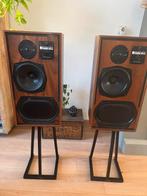 KEF Model 104ab reference serie Speakers - Vintage Hifi, Audio, Tv en Foto, Luidsprekers, Gebruikt, 60 tot 120 watt, Front, Rear of Stereo speakers