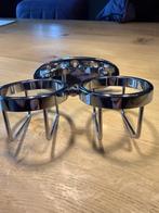 Art Deco dubbele handoek en bekerhouder, Ophalen of Verzenden, Zo goed als nieuw, Minder dan 100 cm, Wasbak of Wastafel