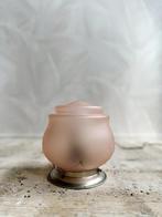 Vintage roze glazen plafondlamp plafonniere, -, -, Ophalen of Verzenden, Zo goed als nieuw