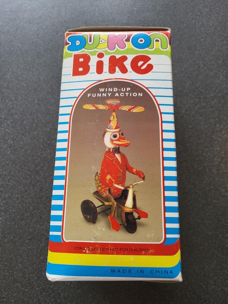 Vintage Duck-On Bike Opwind Speelgoed, Ophalen of Verzenden