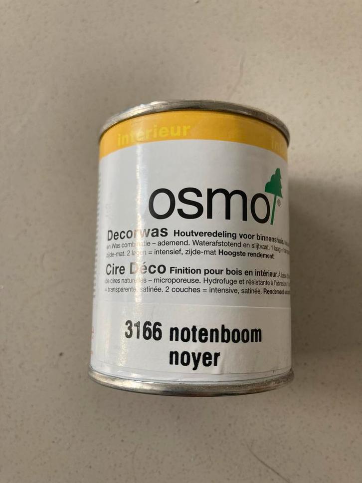 Binnenbeits licht eiken 0106 cetabever + Osmo decorwas 3166, Doe-het-zelf en Verbouw, Verf, Beits en Lak, Zo goed als nieuw, Beits