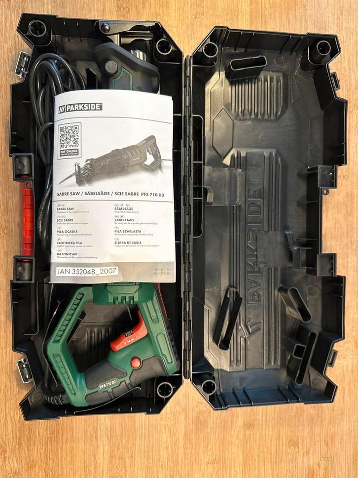 Parkside PFS 710 D3 Schrobzaag - Nieuw!, Doe-het-zelf en Verbouw, Gereedschap | Zaagmachines, Nieuw, Reciprozaag, 600 tot 1200 watt