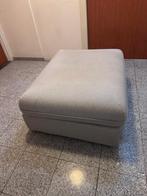 Grijze Voetenbank / Poef ikea vallentuna, Huis en Inrichting, Ophalen, Gebruikt, 75 tot 100 cm, Stof