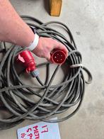 5-polige 16A kabel - 17 meter, Ophalen of Verzenden, Gebruikt, Kabel of Snoer