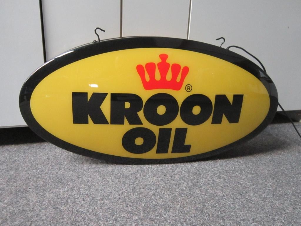 KROON OIL LAMP LICHTRECLAME, Verzamelen, Ophalen, Gebruikt, Lichtbak of (neon) lamp
