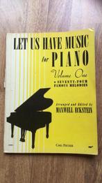 Let us have music for piano, Muziek en Instrumenten, Bladmuziek, Piano, Gebruikt, Ophalen of Verzenden