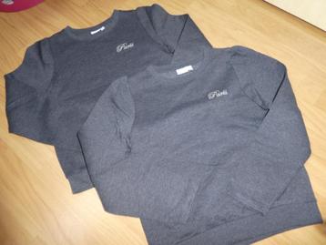 2x Donkergrijze sweater Name It maat 134-140  beschikbaar voor biedingen