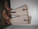 *** NIEUW *** La Martina bruin met beige laarzen maat 41, Hoge laarzen, Bruin, Nieuw, Ophalen of Verzenden