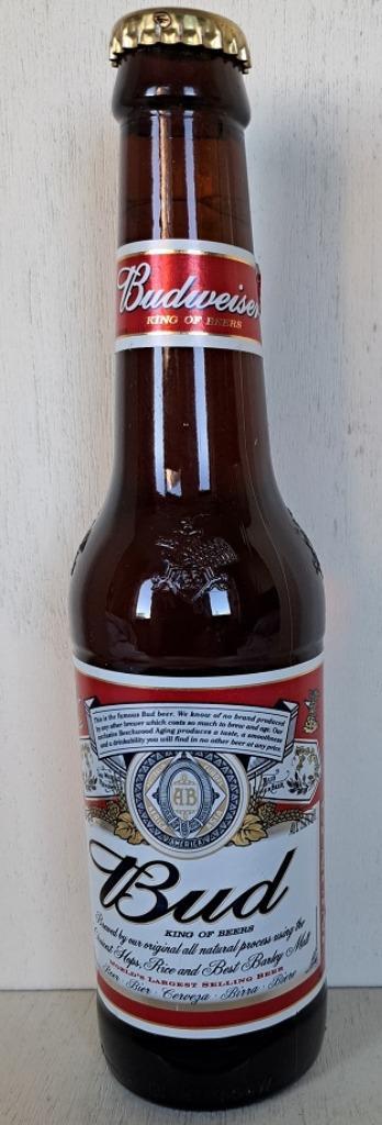 Budweiser Bud Bierfles vol, Verzamelen, Biermerken, Zo goed als nieuw, Flesje(s), Overige merken, Ophalen of Verzenden