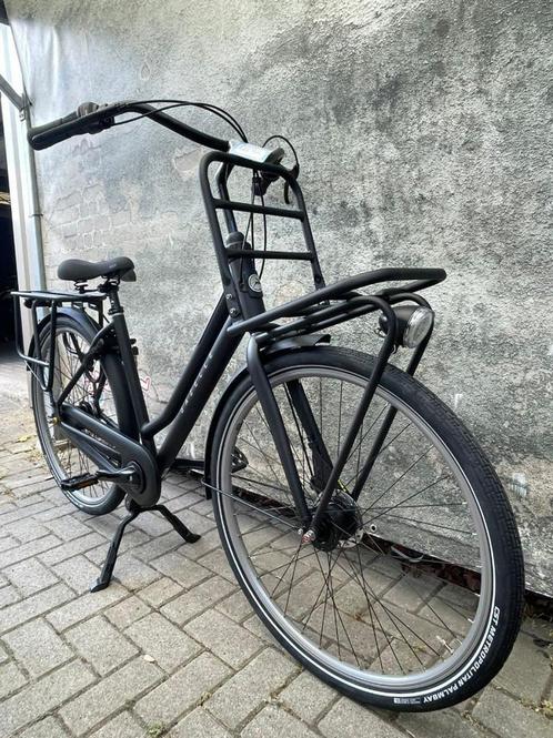 GAZELLE HeavyDutyNL Dames Black Matt 49cm 2024, Fietsen en Brommers, Fietsen | Dames | Damesfietsen, Nieuw, Gazelle, 47 tot 50 cm