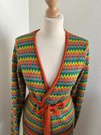 King Louie maat XL kleurrijk midi vest cardigan 2797, Maat 46/48 (XL) of groter, Oranje, Ophalen of Verzenden, Zo goed als nieuw