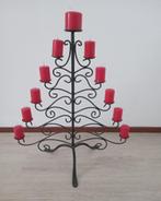 Smeedijzer kaarsen kerstboom meter hoog, Minder dan 25 cm, Overige materialen, Ophalen of Verzenden, Zo goed als nieuw