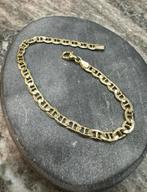 Prachtige 14k gouden Anker armband, Ophalen of Verzenden, Nieuw, Goud