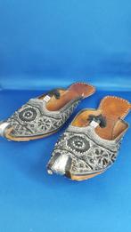 Moccassins, oosterse instappers, gebogen punt, leer. 8A1, Kleding | Dames, Schoenen, Tweedehands verkoop, Tweedehands verkoop