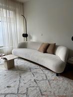 Super mooie bouclette 5-zit bank te koop, Ophalen, 100 tot 125 cm, Hout, Zo goed als nieuw