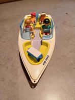 playmobil speedboot met familie en accessoires, Ophalen, Zo goed als nieuw