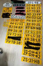 Diverse kentekenplaten/nummerplaten (NL, DE, Zweden), Ophalen, Gebruikt, Auto's
