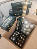 Doos parelmoer/goud kerstballen, versieringen, Diversen, Ophalen, Nieuw