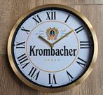 KROMBACHER wandklok 30cm, Verzamelen, Biermerken, Ophalen of Verzenden, Nieuw, Reclamebord, Plaat of Schild, Overige merken
