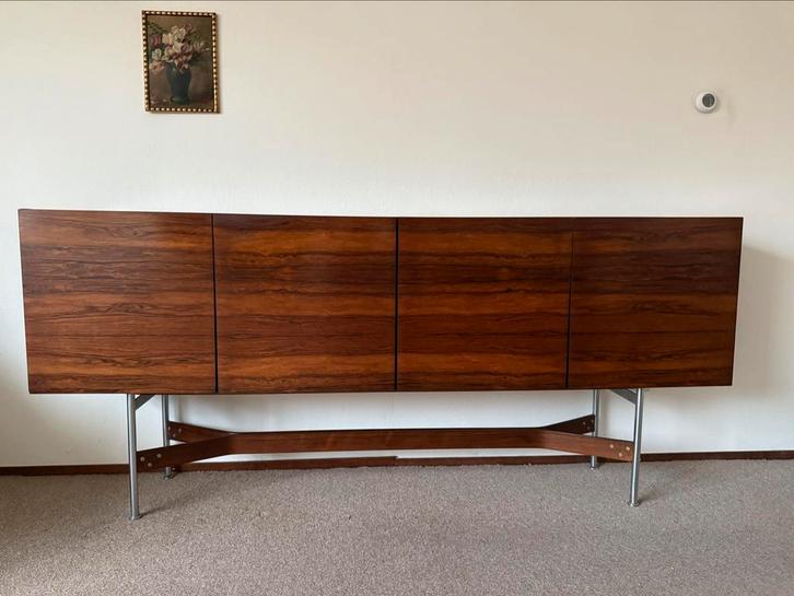 Exclusief Palissander Dressoir Rudolf Glatzel voor Fristho, Huis en Inrichting, Kasten | Buffetkasten, Zo goed als nieuw, 100 tot 150 cm