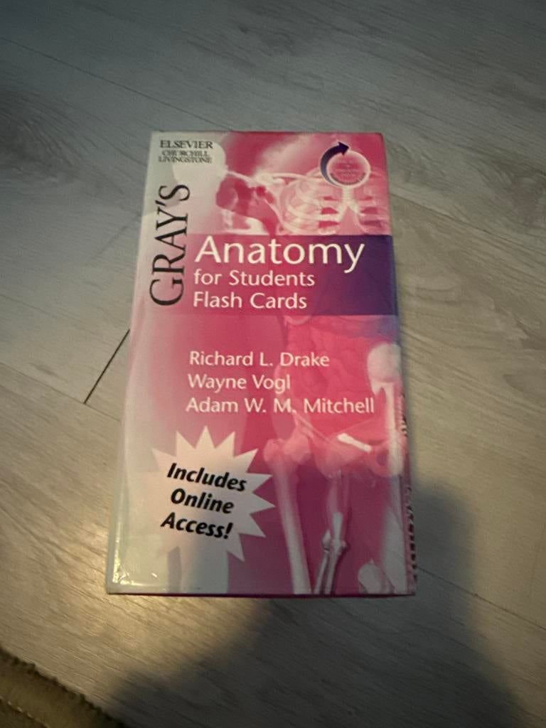 Gray's Anatomy Flash Cards - Zo goed als nieuw, Ophalen of Verzenden, Beta, Zo goed als nieuw, HBO