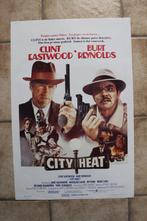 filmaffiche Clint Eastwood City Heat 1984 filmposter, Verzamelen, Ophalen of Verzenden, A1 t/m A3, Zo goed als nieuw, Rechthoekig Staand