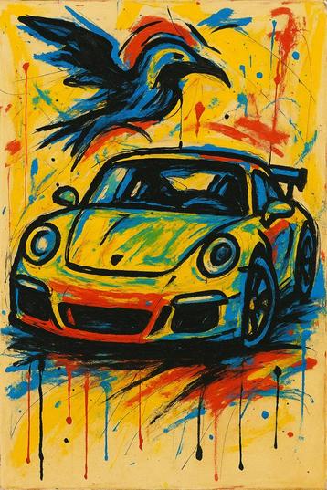 Exclusieve Micarja Kunstwerken – Moderne Auto-Art 80x60 beschikbaar voor biedingen