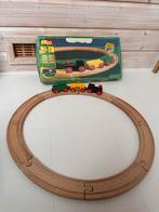 Vintage Brio houten Treinset - Zo Goed Als Nieuw!, Ophalen of Verzenden, Zo goed als nieuw, Duw- of Trekspeelgoed