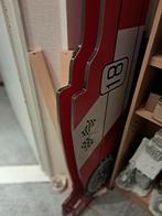 Raceauto Kinderbed., Ophalen, 90 cm, Eenpersoons, Wit