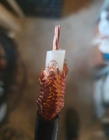 2 stuks Coaxkabel POPE HOLLAND 4mm2. Lengte's 25 m. en 6m. beschikbaar voor biedingen