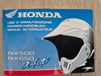 Honda Dominator NX650 handboek, Motoren, Ophalen of Verzenden, Honda