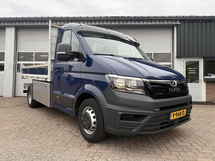Man Tge Kipper | Dubbellucht | Met kist | Camera |, Auto's, Bestelauto's, Bedrijf, Te koop, ABS, Achteruitrijcamera, Airbags, Airconditioning