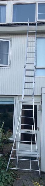 2x 14 sp. schuifladder, Doe-het-zelf en Verbouw, Ladders en Trappen, Ophalen, Gebruikt, Ladder, 4 meter of meer