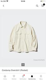 Uniqlo Overshirt - Zo goed als nieuw!, Kleding | Heren, Overhemden, Ophalen of Verzenden, Zo goed als nieuw, Beige