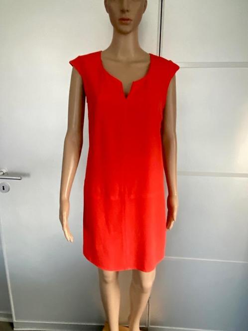 J381 Nieuw: Ikks maat S=36 jurk jurkje oranje, Kleding | Dames, Jurken, Nieuw, Maat 36 (S), Oranje, Boven de knie, Ophalen of Verzenden