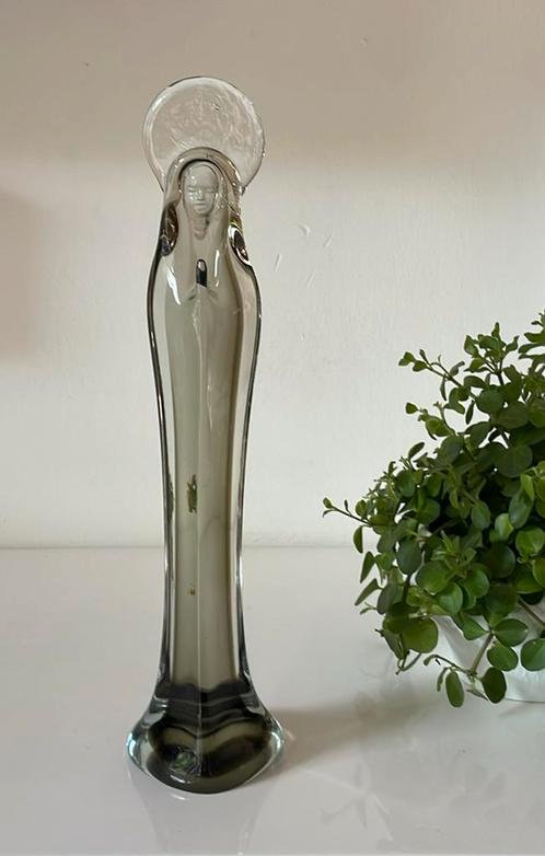 Venetiaans kristal glazen Madonna, Antiek en Kunst, Antiek | Glas en Kristal, Ophalen of Verzenden