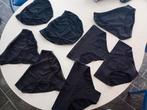 Set 8 nieuwe zwarte slips oa Sloggi - maat M 36/38, Ophalen of Verzenden, Zwart, Slip