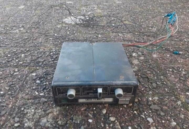 Oude vintage autoradio mancave, Auto diversen, Autoradio's, Ophalen of Verzenden