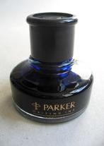 Fles diepblauwe Parker vulpen inkt Sapphire, Overige typen, Ophalen of Verzenden, Zo goed als nieuw, Parker