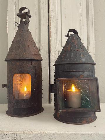 Mooie antieke Franse lantaarn - lantaarns beschikbaar voor biedingen