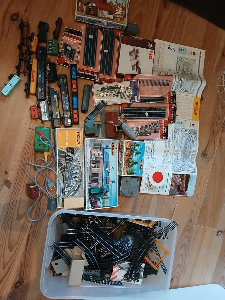 Treinbaan Spullen Modelbouw - Alles in één koop!, Hobby en Vrije tijd, Modeltreinen | N-Spoor, Gebruikt, Overige typen, Gelijkstroom