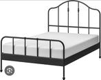 Ikea Sagstua bedframe 140x200, Ophalen, Zwart, Romantisch, Tweepersoons