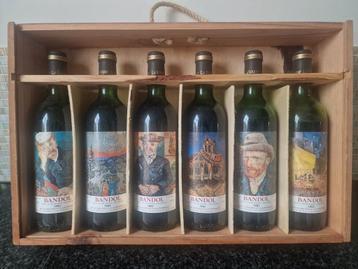 Wijn rood 6 flessen Moulin de la Roque Bandol 1982 Van Gogh beschikbaar voor biedingen